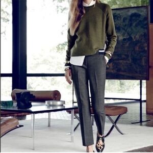 J. CREW Campbell Capri Pants Plaid Wool size 10